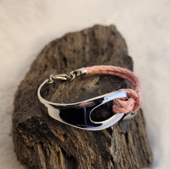 Pink and silver Bracelet - Picture 2 of 6